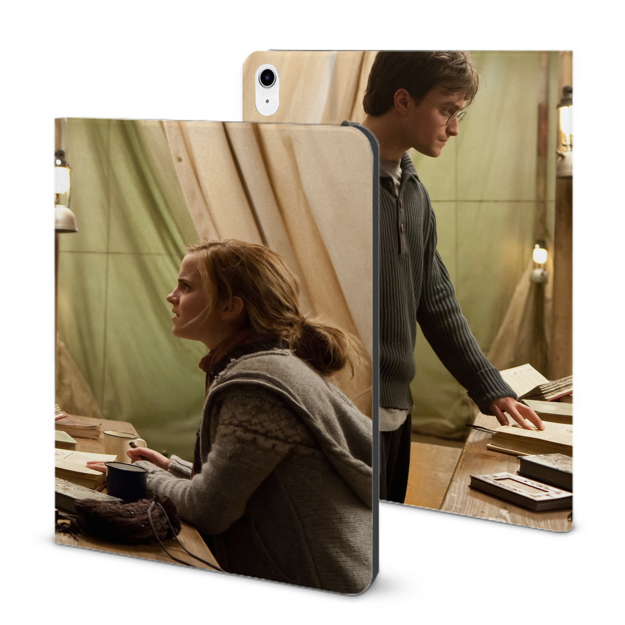 （画像用） Harry Potter ハリー・ポッターシリーズ IPad ケース ブック型 PUレザー TPU 耐衝撃 軽量 薄型 ペン収納なし 全面保護 IPad 各モデル対応